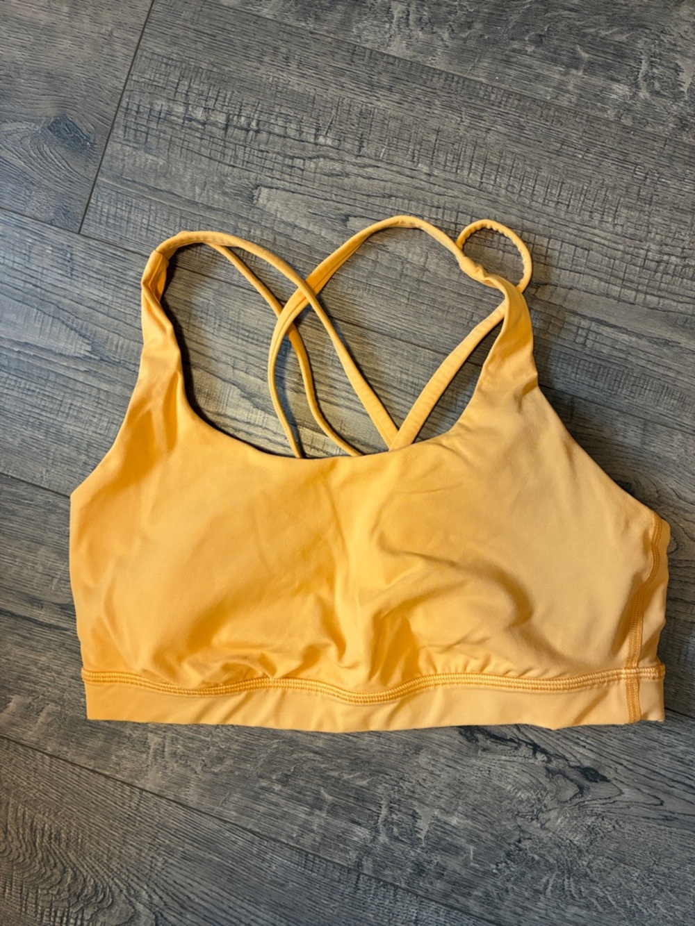 Lululemon Energy Bra *Medium Support, B–D Cups — Color: Clementine — Size: 8